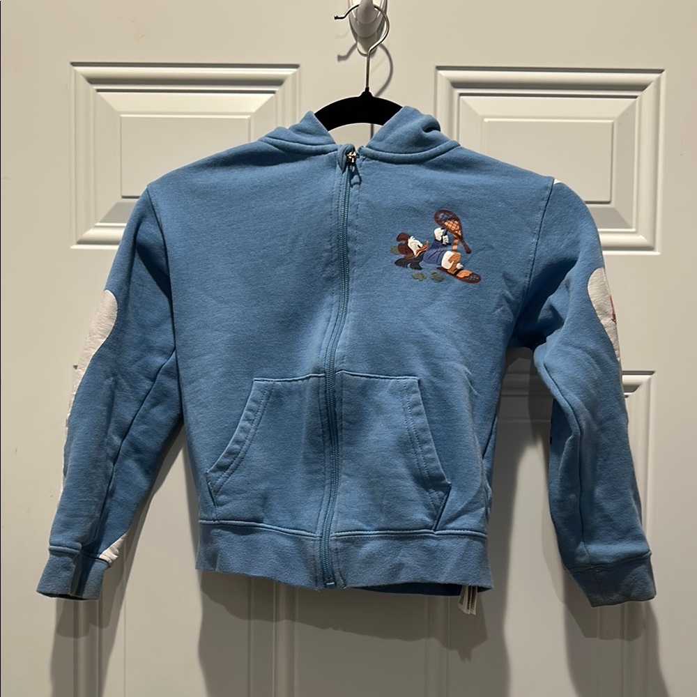 Kids Blue Hoodie with Disney Cartoon Print